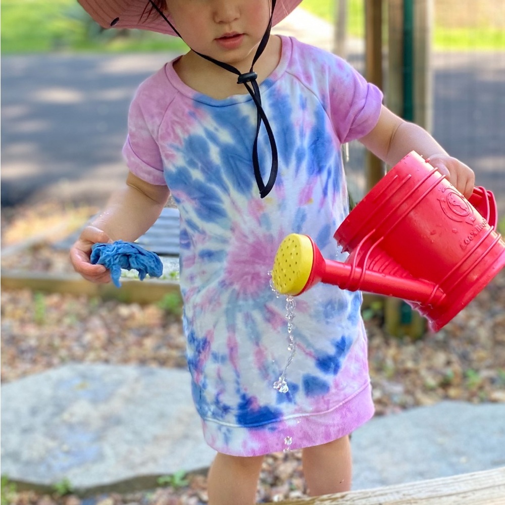 2T GAP Tie-Dye dress - Pink, Blue, Cream